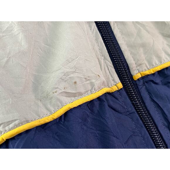 Nike Jacket Mens XXL Blue Gray Track Windbreaker Full Zip 90s Vintage - Picture 8 of 14